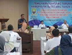 Pj Bupati Sumedang: Karang Taruna Jadi Agen Preubahan Turunkan Kemiskinan dan Stunting