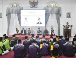 Pj Bupati Yudia Lepas Jamaah Calon Haji Sumedang Menuju Tanah Suci